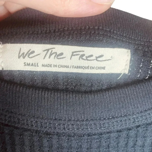 Free People Nikki Layering Bandana Patchwork Sweater Top - Picture 5 of 13